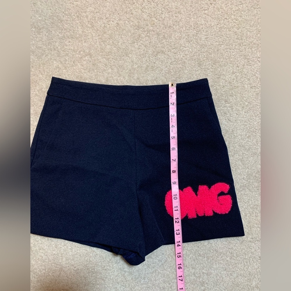 OMG Women Navy Blue Shorts Size Size Small - Picture 4 of 7